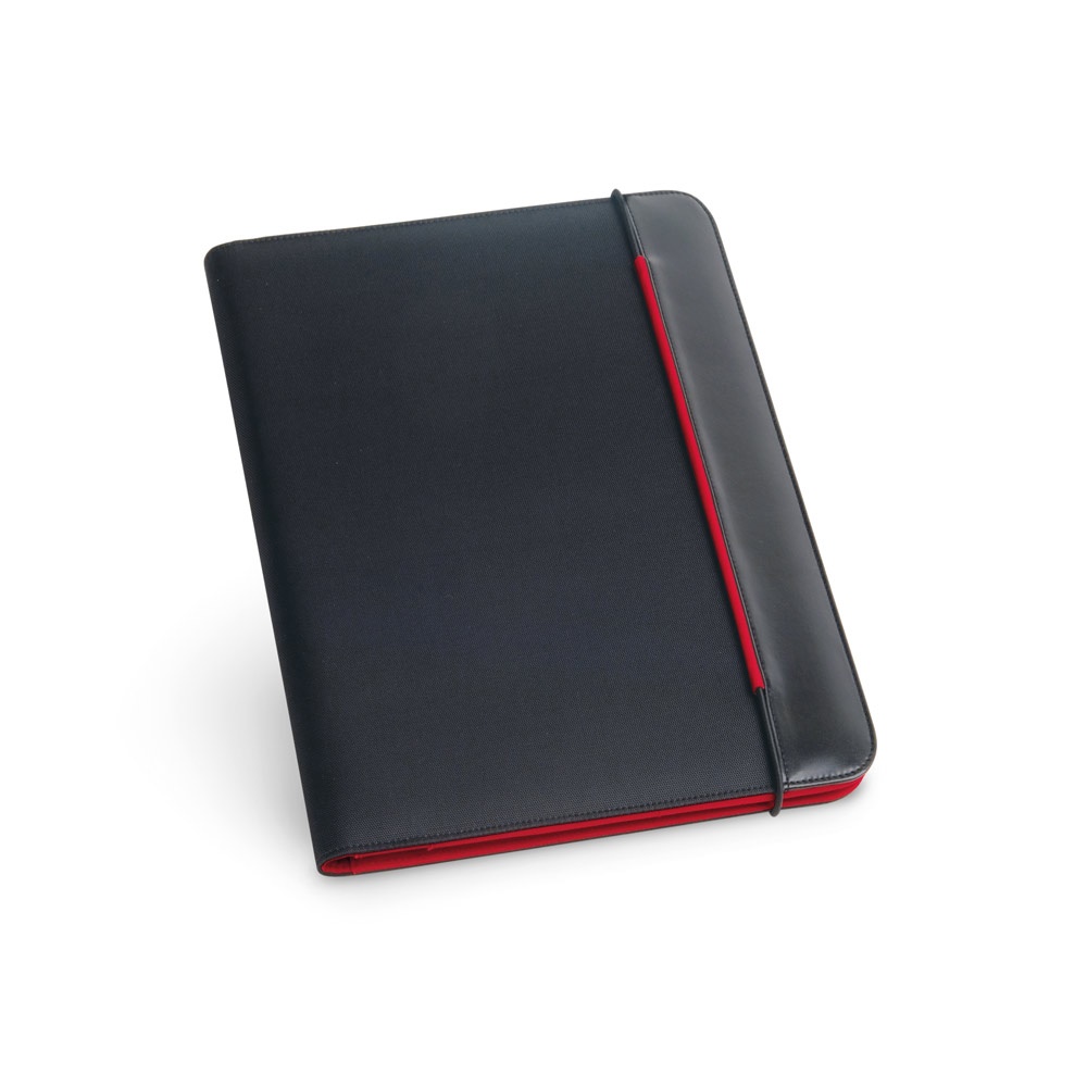 FITZGERALD. Teczka A4 z PU i 800D z blokiem strony w linie 